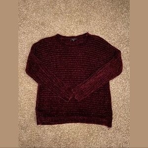 Red Chenille Sweater